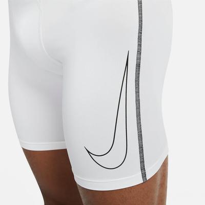 Nike Mens Pro Dri-FIT Shorts - White/Black