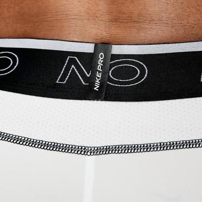 Nike Mens Pro Dri-FIT Shorts - White/Black - main image