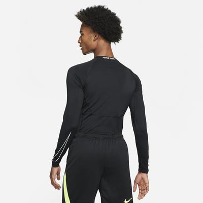 Nike Mens Tight Fit Long Sleeve Top - Black - main image
