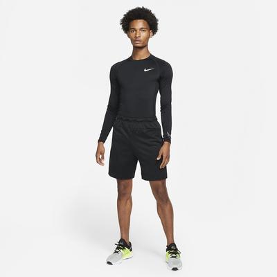 Nike Mens Tight Fit Long Sleeve Top - Black - main image
