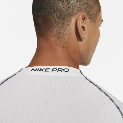 Nike Mens Tight Fit Long Sleeve Top - White - main image