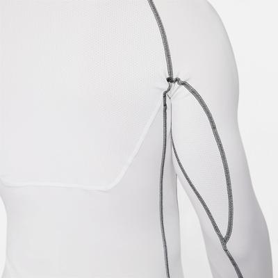 Nike Mens Tight Fit Long Sleeve Top - White - main image