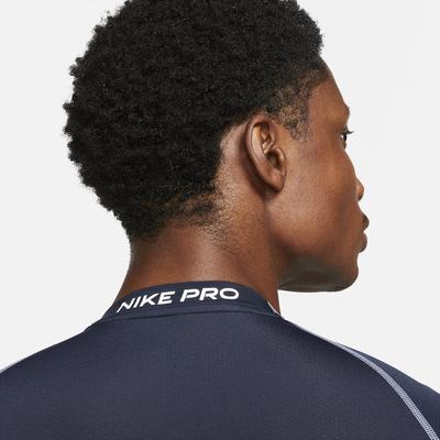 Nike Mens Tight Fit Long Sleeve Top - Obsidian - main image