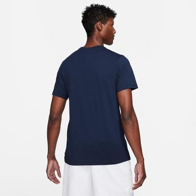 Nike Mens Tennis Tee - Navy Blue - main image