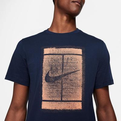 Nike Mens Tennis Tee - Navy Blue - main image