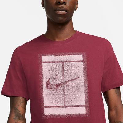 Nike Mens Tennis Tee - Maroon - main image