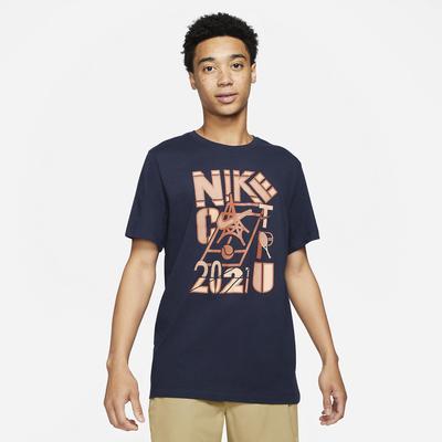 Nike Mens Paris Tennis Tee - Obsidian - main image