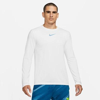 Nike Mens Graphic Long Sleeve Top - White - main image