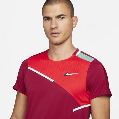 Nike Mens Tennis Tee - Pomegranate - main image