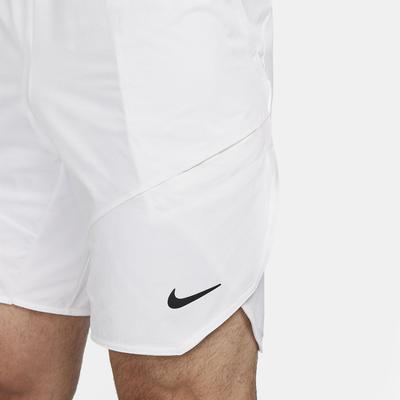 Nike Mens Dri-FIT Advantage 9 Inch Tennis Shorts - White - main image