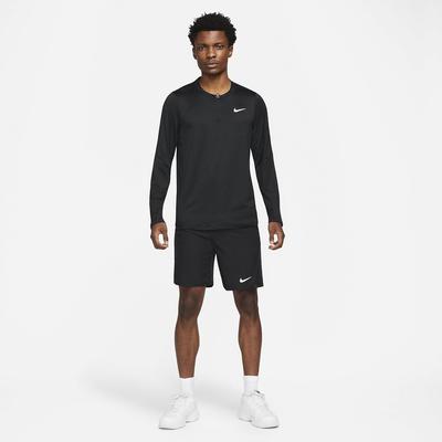 Nike Mens Advantage Half-Zip Long Sleeve Top - Black - main image