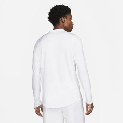 Nike Mens Advantage Half-Zip Long Sleeve Top - White - main image