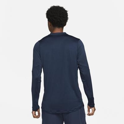 Nike Mens Advantage Half-Zip Long Sleeve Top - Obsidian - main image