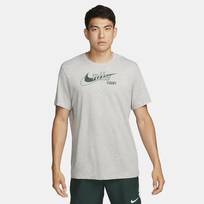 Nike Mens Dri-FIT Swoosh T-Shirt- Grey - main image