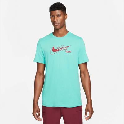Nike Mens Dri-FIT Swoosh T-Shirt- Teal - main image