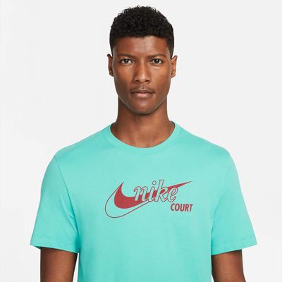 Nike Mens Dri-FIT Swoosh T-Shirt- Teal - main image