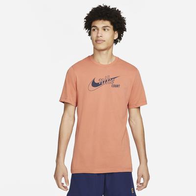 Nike Mens Dri-FIT Swoosh T-Shirt- Orange - main image