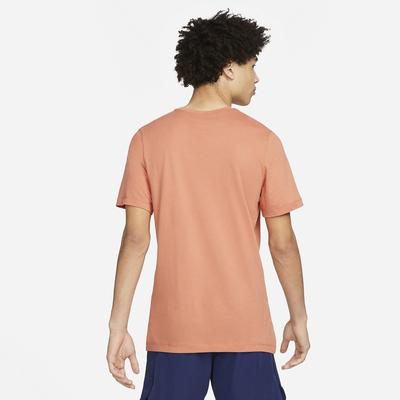 Nike Mens Dri-FIT Swoosh T-Shirt- Orange
