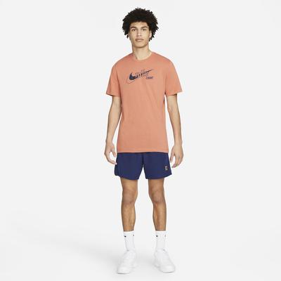 Nike Mens Dri-FIT Swoosh T-Shirt- Orange