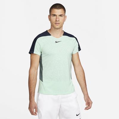 Nike Mens Tennis Top -  Mint Foam/Obsidian - main image