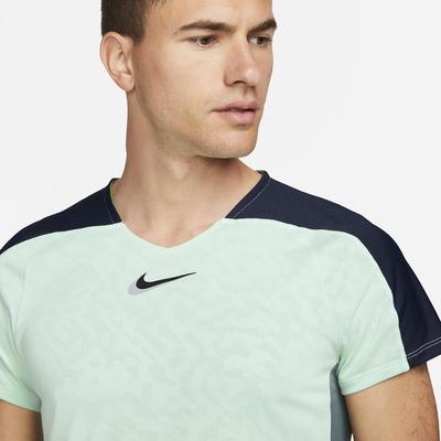 Nike Mens Tennis Top -  Mint Foam/Obsidian - main image
