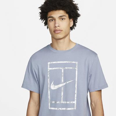 Nike Mens Court Tennis T-Shirt - Ashen Slate - main image