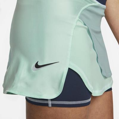 Nike Womens Slam Tennis Skirt - Ocean Cube/Mint Foam - main image