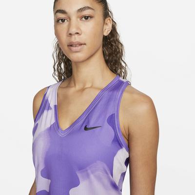 Nike Womens Printed Tennis Tank - Purple - main image