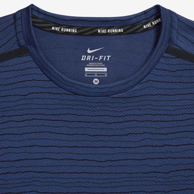 Nike Mens Cool Tailwind Stripe Top - Deep Royal Blue - main image