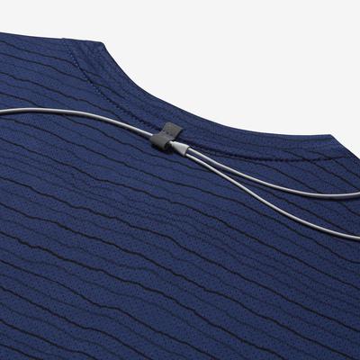 Nike Mens Cool Tailwind Stripe Top - Deep Royal Blue - main image