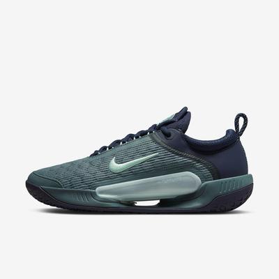 Nike Mens Zoom Court NXT HC Tennis Shoes -  Obsidian/Mineral Slate/Mint Foam - main image