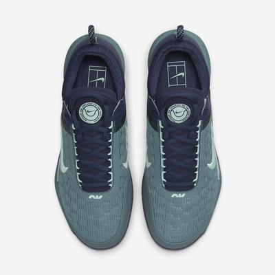Nike Mens Zoom Court NXT HC Tennis Shoes -  Obsidian/Mineral Slate/Mint Foam