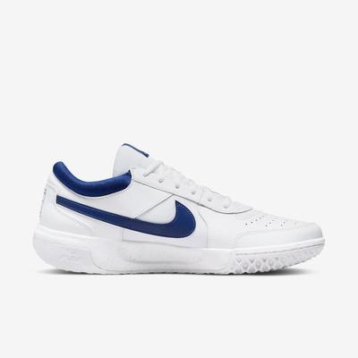 Nike Mens Zoom Lite 3 Tennis Shoes - White/Blue