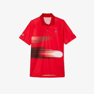Lacoste Mens Sport x Novak Stretch Polo - Red - main image