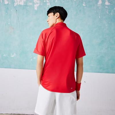 Lacoste Mens Sport x Novak Stretch Polo - Red - main image