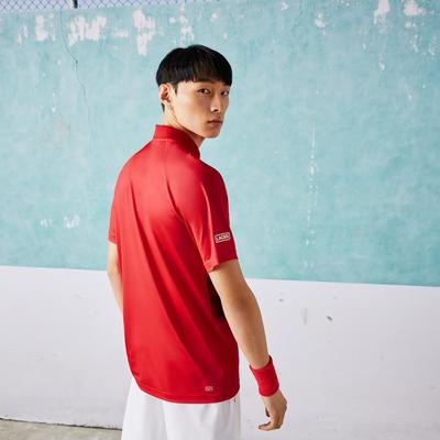 Lacoste Mens Sport x Novak Stretch Polo - Red - main image