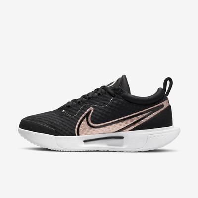 Nike Womens Zoom Pro Tennis Shoes - Black/Metallic Red Bronze - main image
