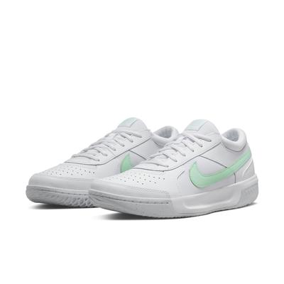 Nike Womens Zoom Lite 3 Tennis Shoes - White/Mint Foam