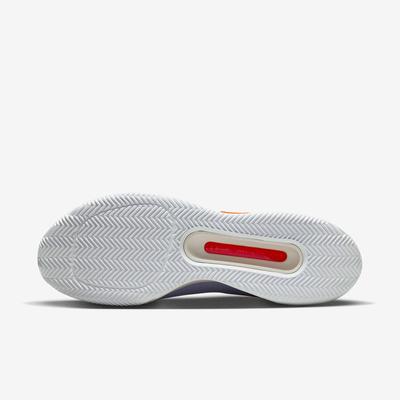 Nike Mens Zoom Pro Clay Tennis Shoes - Bright Crimson/Midnight Navy  - main image
