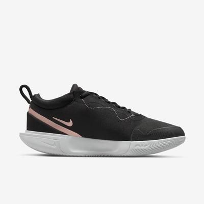 Nike Womens Zoom Pro Clay Court Shoes - Black/Metallic Red Bronze