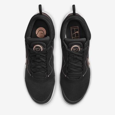 Nike Womens Zoom Pro Clay Court Shoes - Black/Metallic Red Bronze - main image