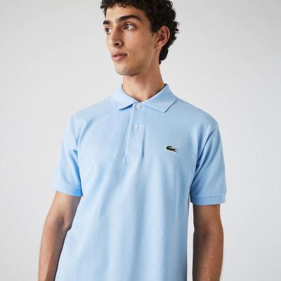 Lacoste Mens Cotton Tennis Polo - Light Blue - main image