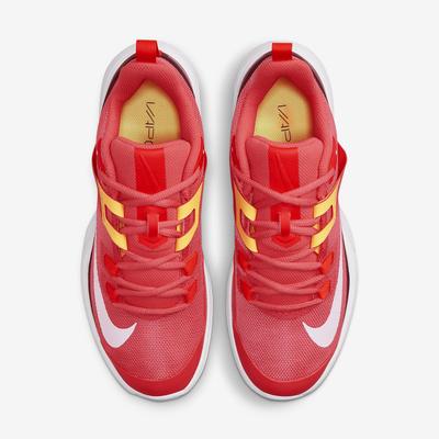 Nike Womens Vapor Lite  Clay Tennis Shoes - Magic Ember/Topaz Gold - main image