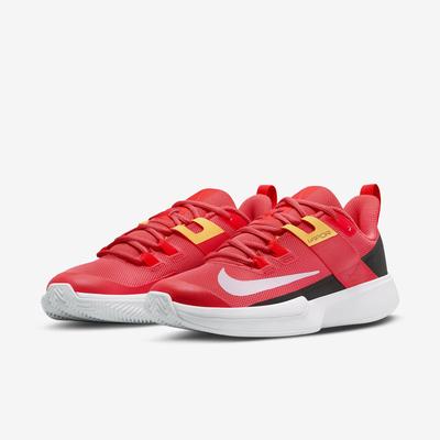 Nike Womens Vapor Lite  Clay Tennis Shoes - Magic Ember/Topaz Gold - main image