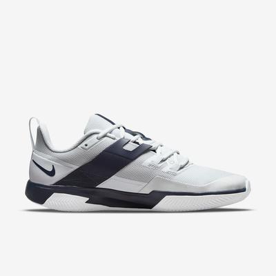 Nike Mens Vapor Lite Clay Tennis Shoes - Pure Platinum/Obsidian - main image