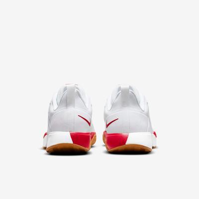 Nike Mens Vapor Lite Clay Tennis Shoes - White/University Red