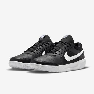 Nike Mens Zoom Lite 3 Clay Tennis Shoes - Black/White