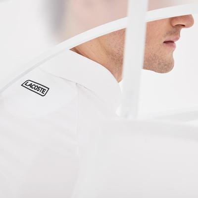 Lacoste Mens Novak Djokovic Collection Stretch Polo - White/Black/Red - main image