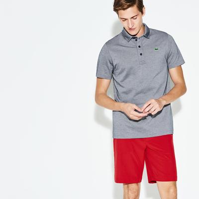 Lacoste Mens Polo - Grey/Blue - main image