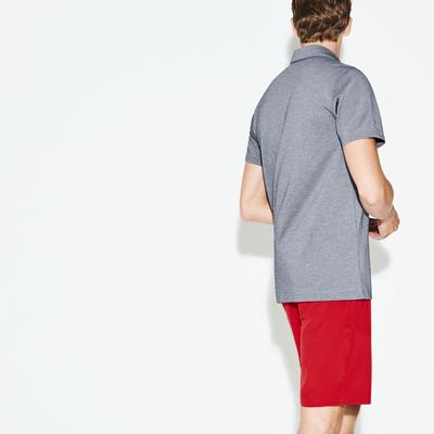 Lacoste Mens Polo - Grey/Blue - main image